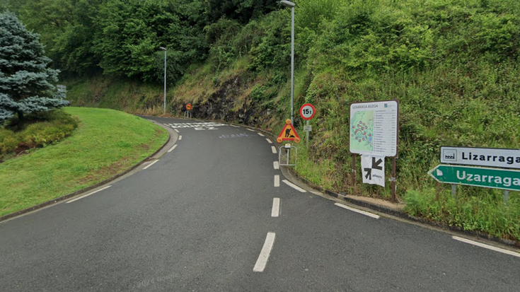 Uzarragako bidea moztuta dago Antzuolan