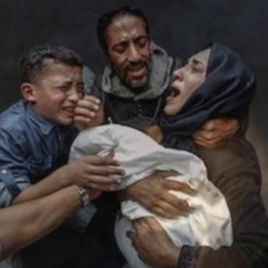 'Genozidioa gelditu, Palestina askatu' erakusketa