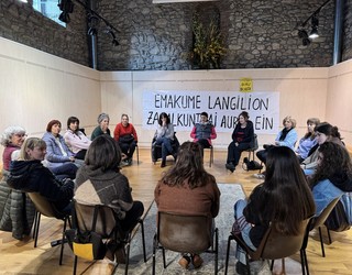 Emakume langileen zapalkuntzaren aurka eta aldarrikapen gehiago Aramaion