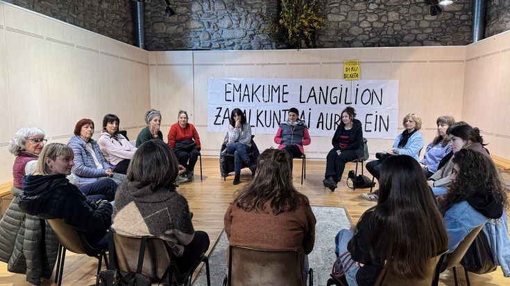 Emakume langileen zapalkuntzaren aurka eta aldarrikapen gehiago Aramaion