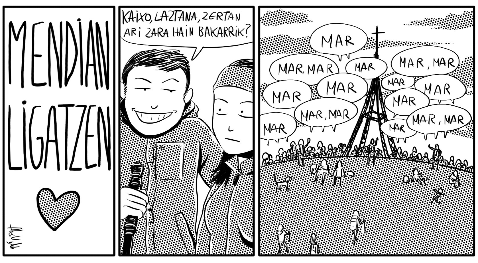 Mendian ligatzen