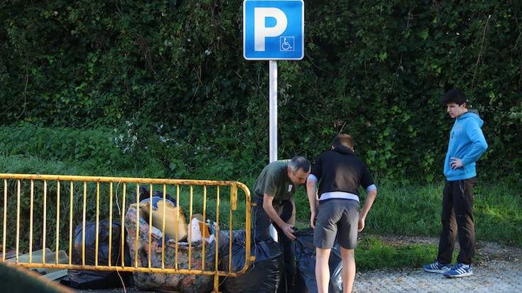 San Jose inguruak auzolanean txukuntzen