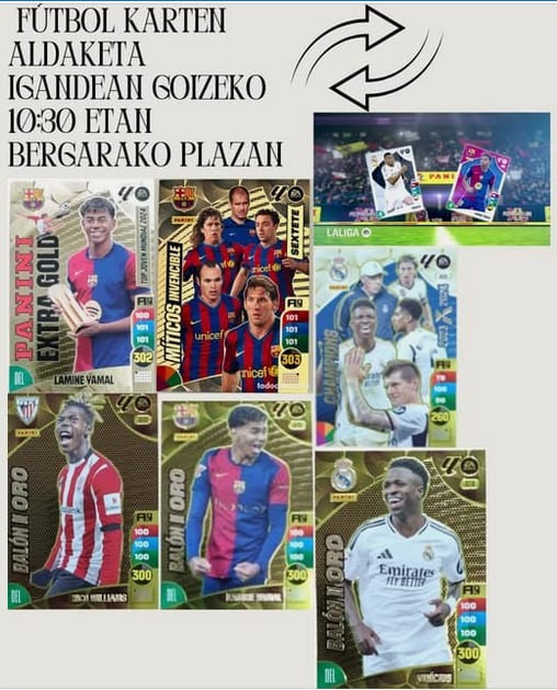 Futbol karten aldaketa