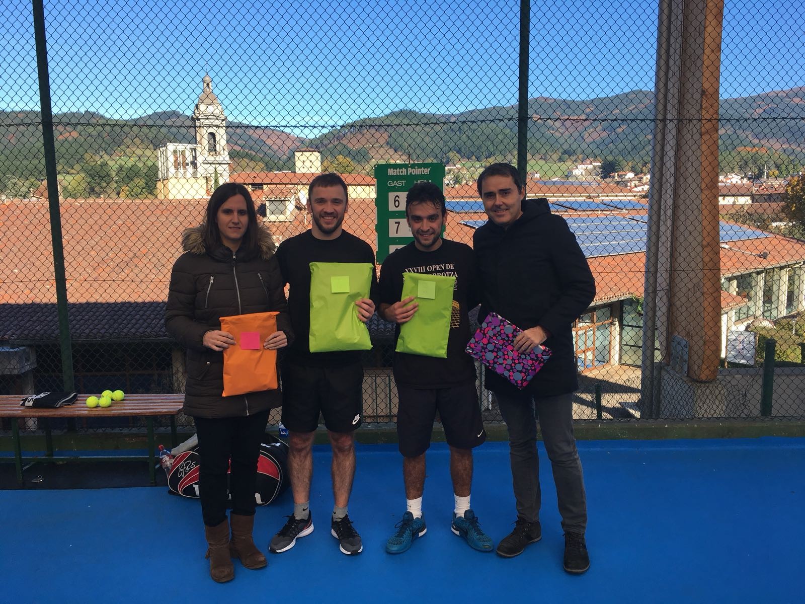 Mujika eta Zumalde San Migel Tenis Txapelketan irabazle