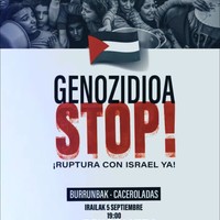 Genozidioa stop! lapiko jotzea