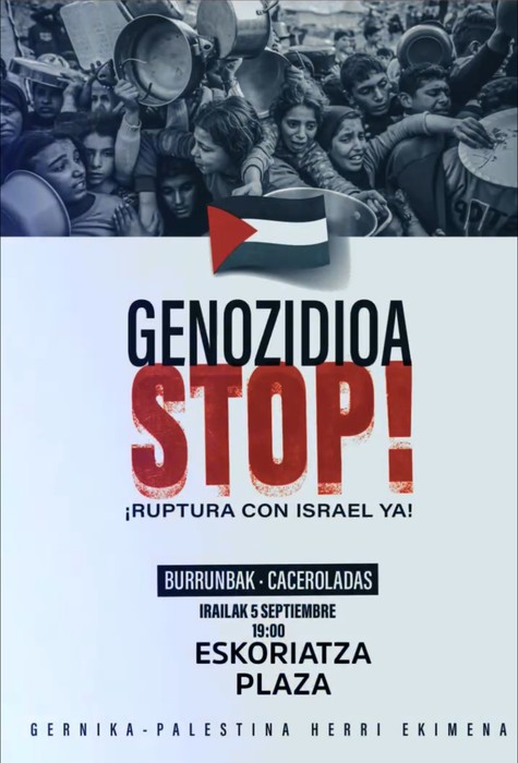 Genozidioa stop! lapiko jotzea