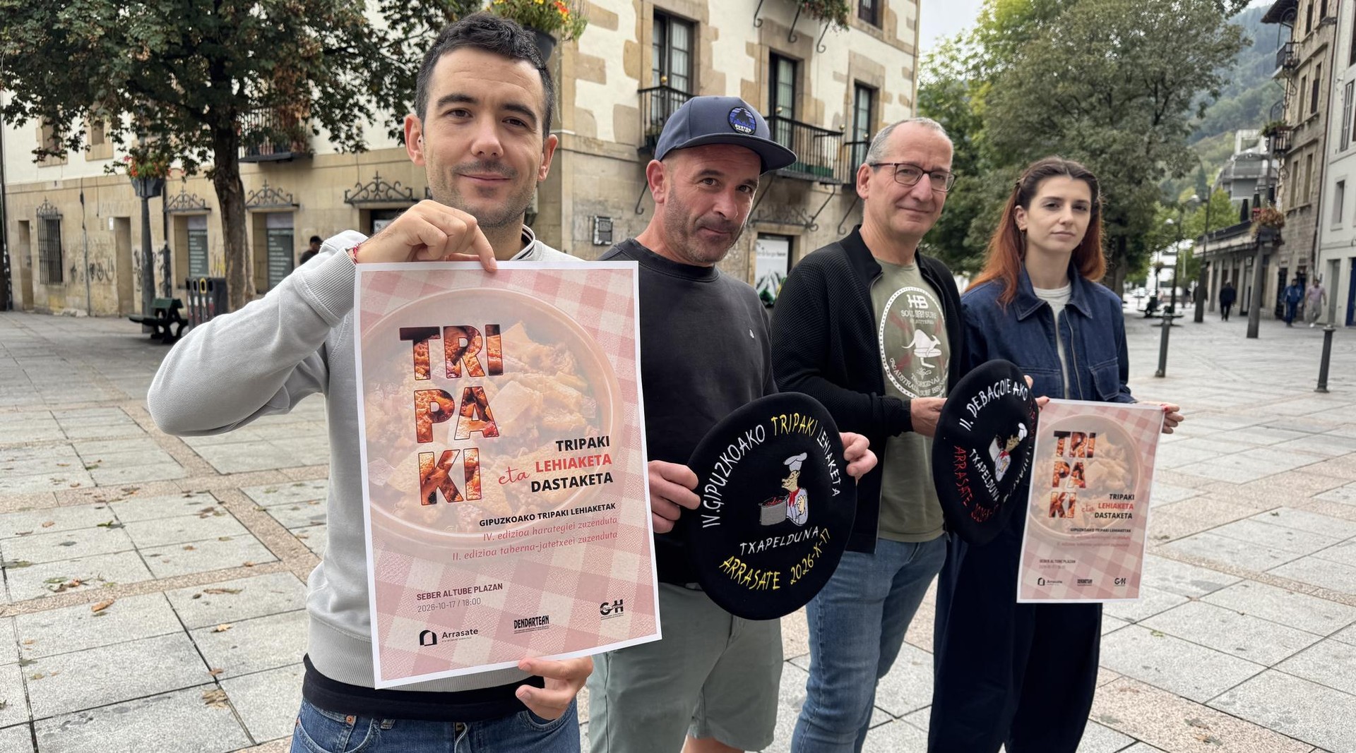 Tripaki lehiaketa egingo dute laugarren aldiz, urriaren 17an