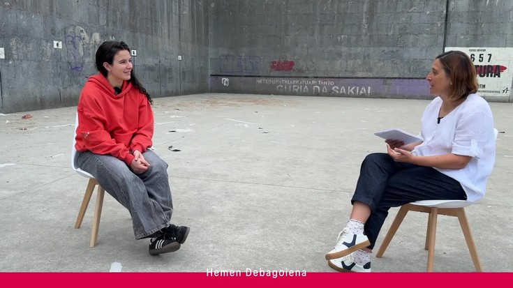 'Hemen Debagoiena': Uxue Oses pilotari oñatiarra eta aste bukaerako agenda