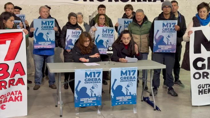 Albisteak: Martxoaren 17ko greba orokorrean aldarrikatuko diren neurrien berri eman du LAB sindikatuak