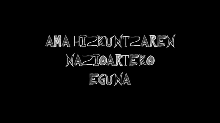 Hauxe Ama Hizkuntzaren Nazioarteko Egunean Oñatiko Auzokok egindako bideoa