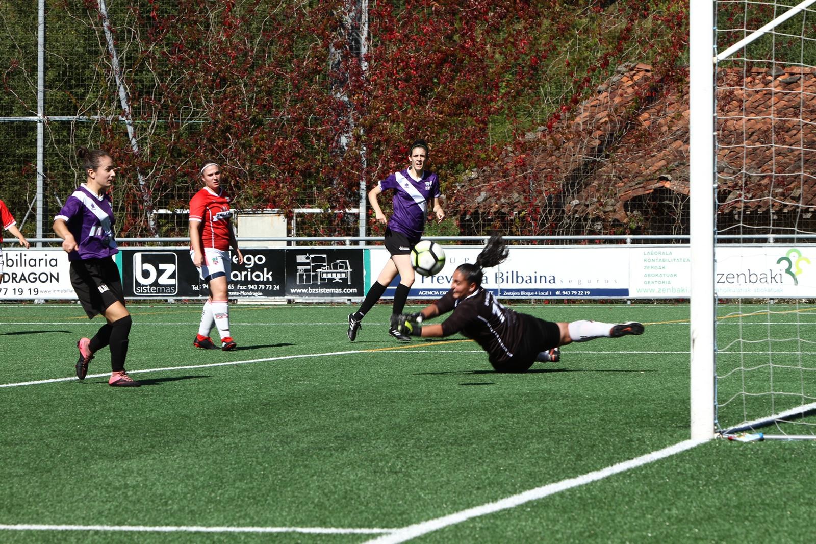 Denboraldiko bigarren partida irabazi du Leintz Arizmendik (2-0)