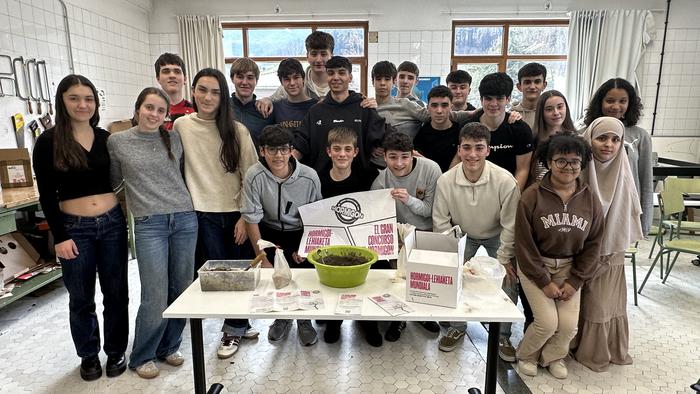 Oñati Institutuko ikasleek parte hartuko dute Gipuzkoako Hormigoi Lehiaketa Mundialean