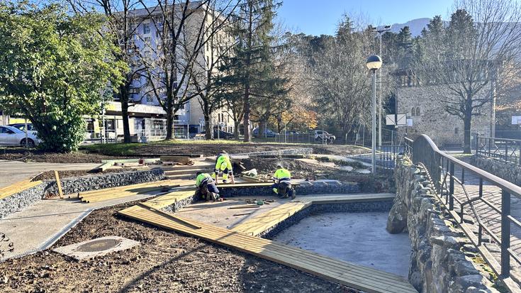 Olakuako lehengo urmaela aisialdi-gune bihurtu da, lanak bukatu ostean