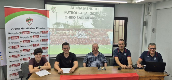 Mutilen infantil mailako hirugarren taldea aterako du Aloña Mendik hurrengo denboraldian