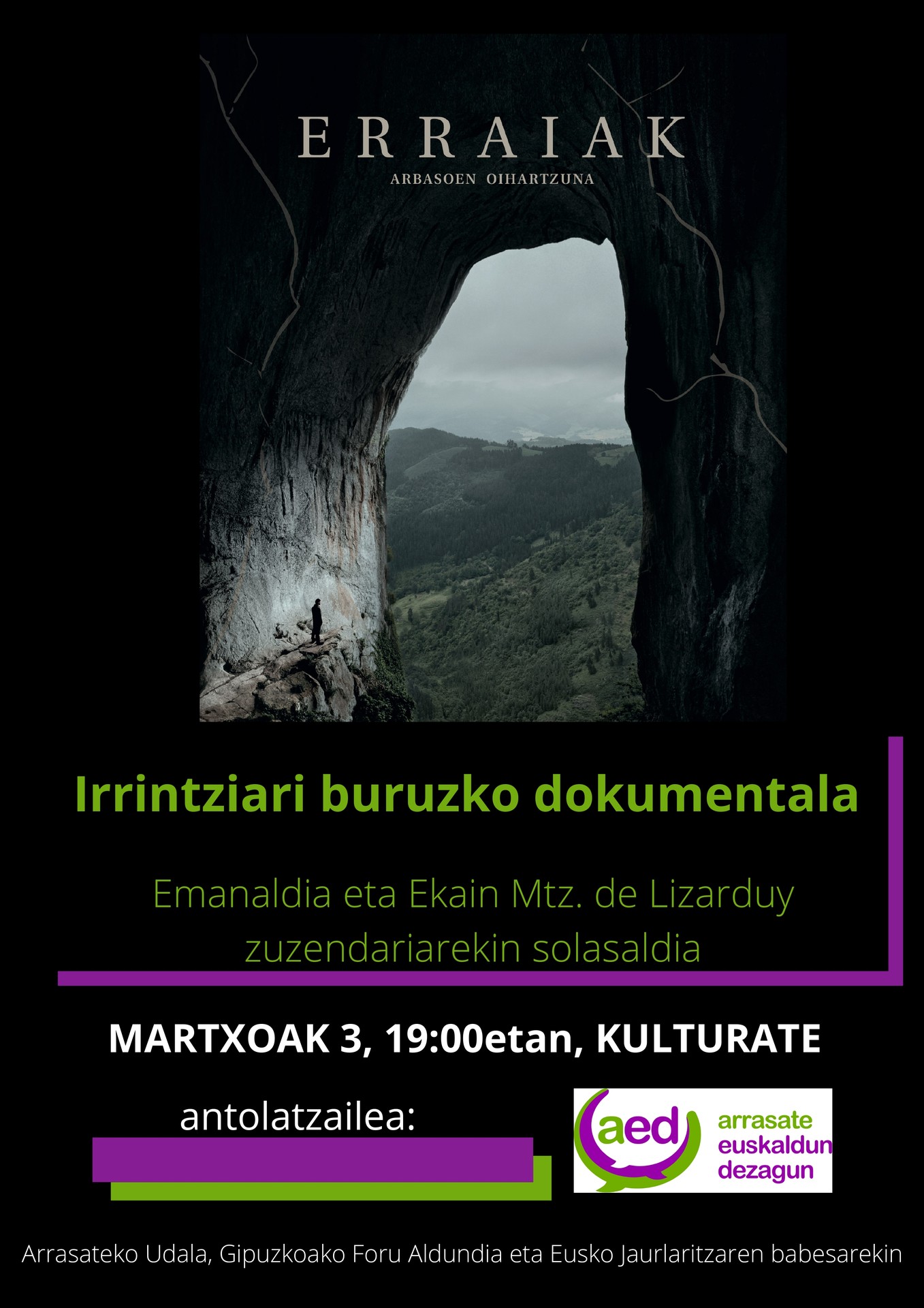 'Erraiak' dokumentala, irrintziaren mundu magikoan barrena