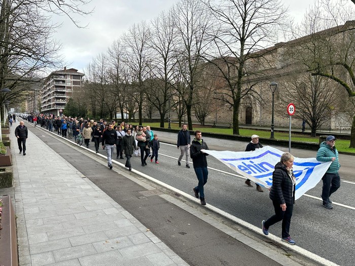 Gotzon Telleria presoaren egoera salatu dute eguerdian Oñatin