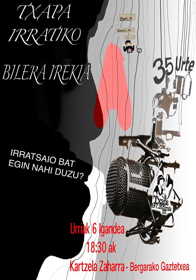 TXAPA IRRATIKO BILERA IREKIA