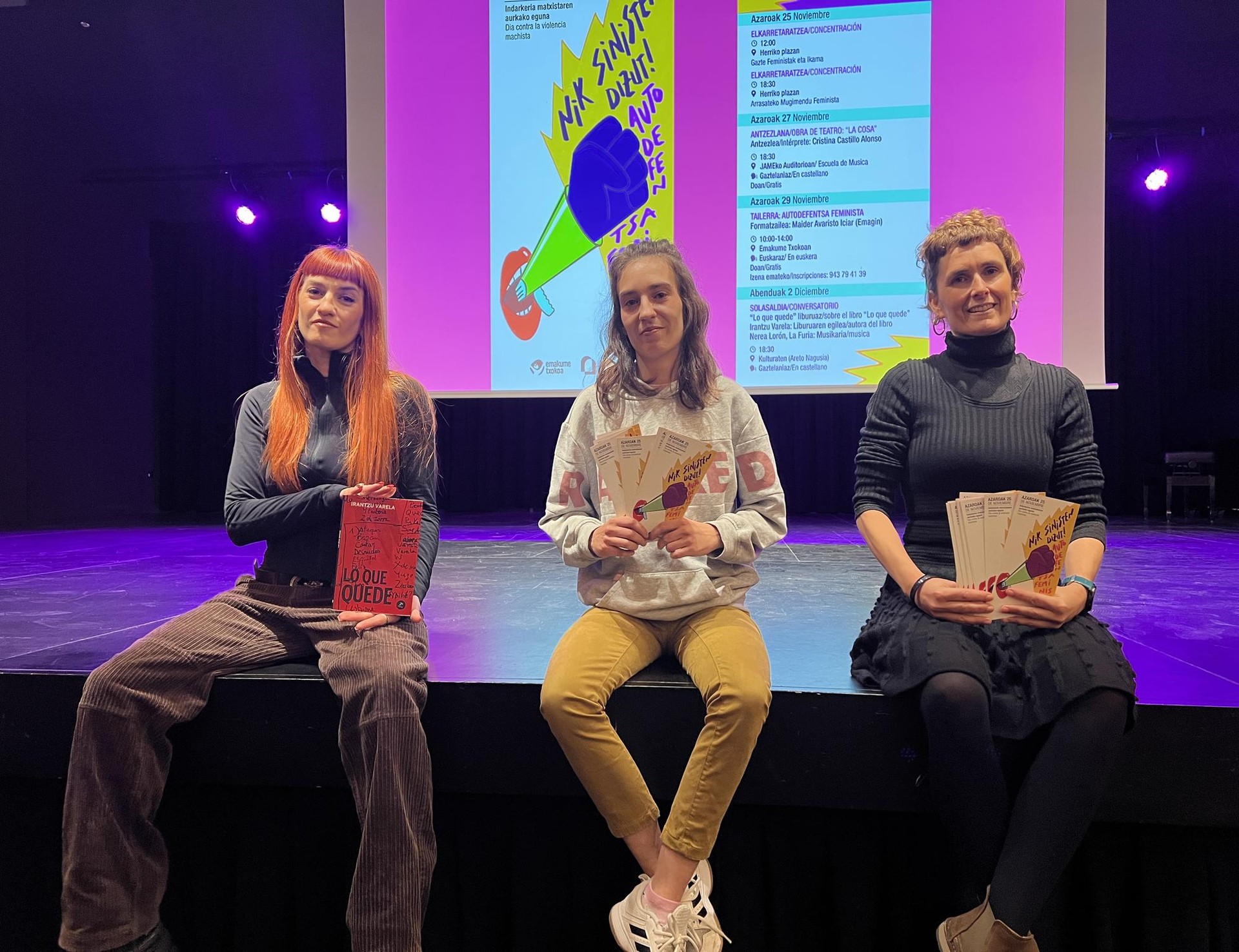 Hausnarketarako eta aldarrikapenerako dei egin dute