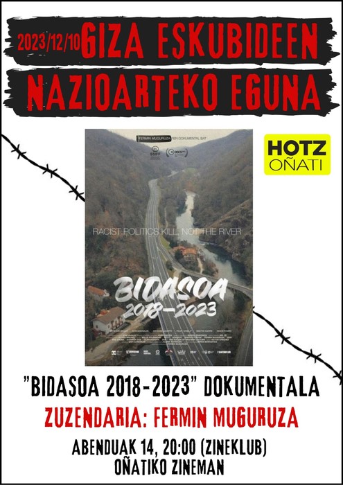 "Bidasoa 2018-2023" dokumentala Oñatin