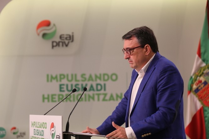 EAJren Euzko Abertzaleak taldeak ez die Estatuko Aurrekontu Orokorrei osoko zuzenketa aurkeztuko “har daitekeen erabakirik onena delako 155a indargabe gera dadin eta Katalunian normalizazio politikorako bidea irekitzera begira”