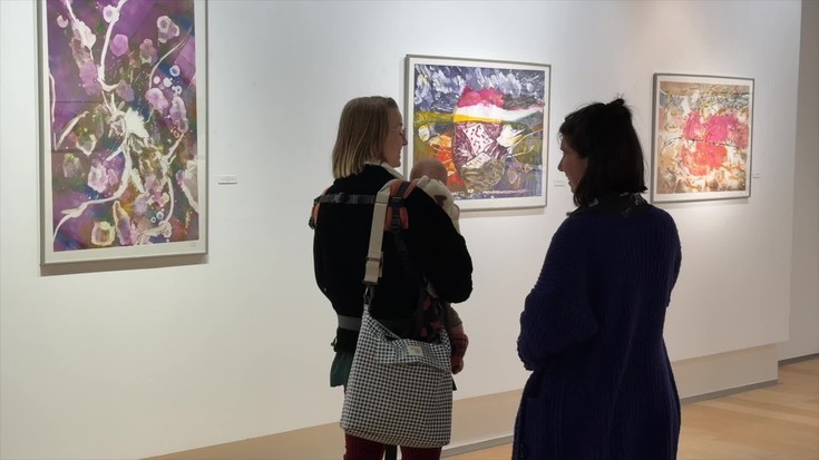 Monotipoak eta zeramikazko hainbat lan ditu ikusgai Euri Bruñak Aroztegin