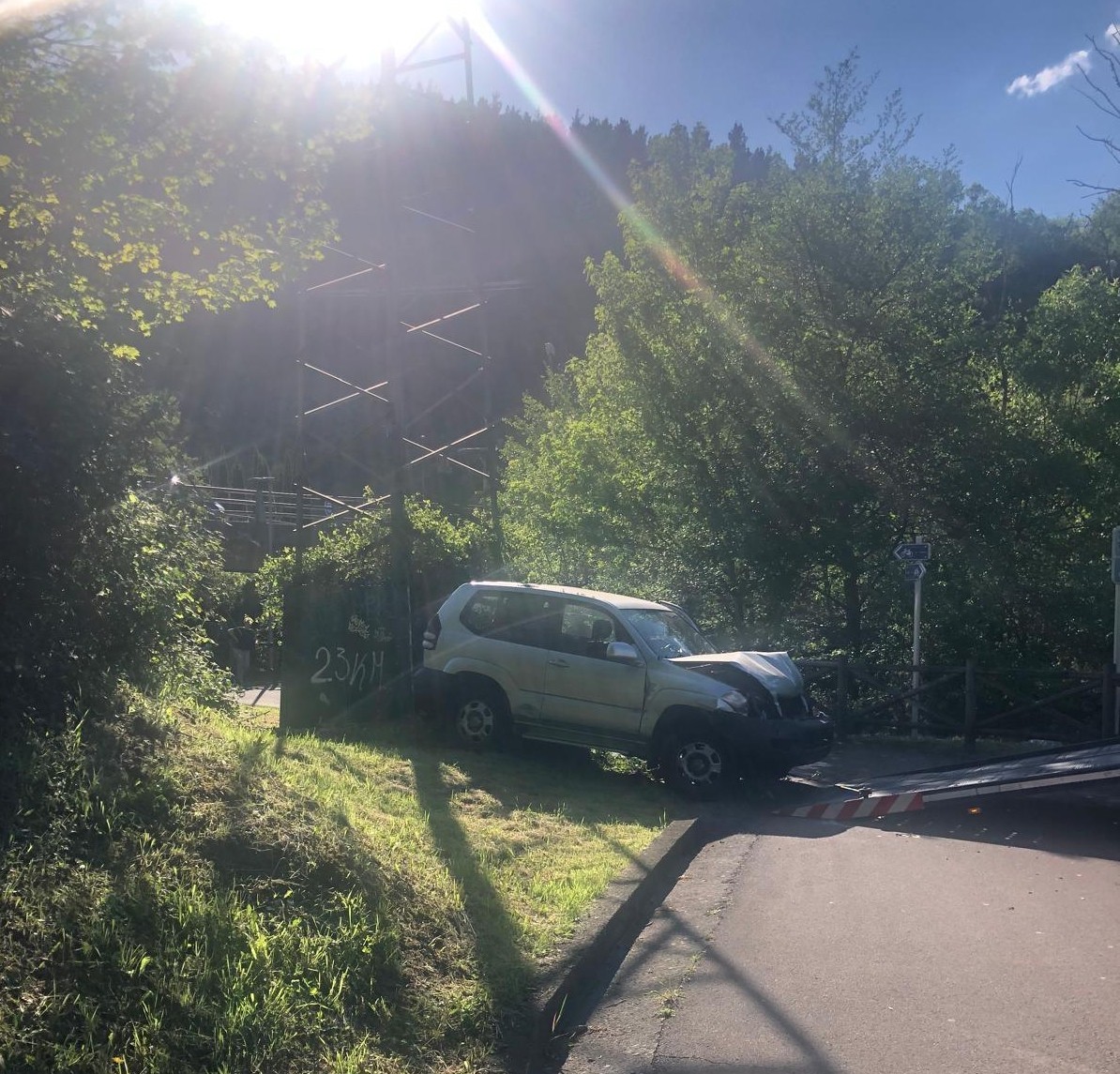 Istripua izan da Mugarriko biribilgunean