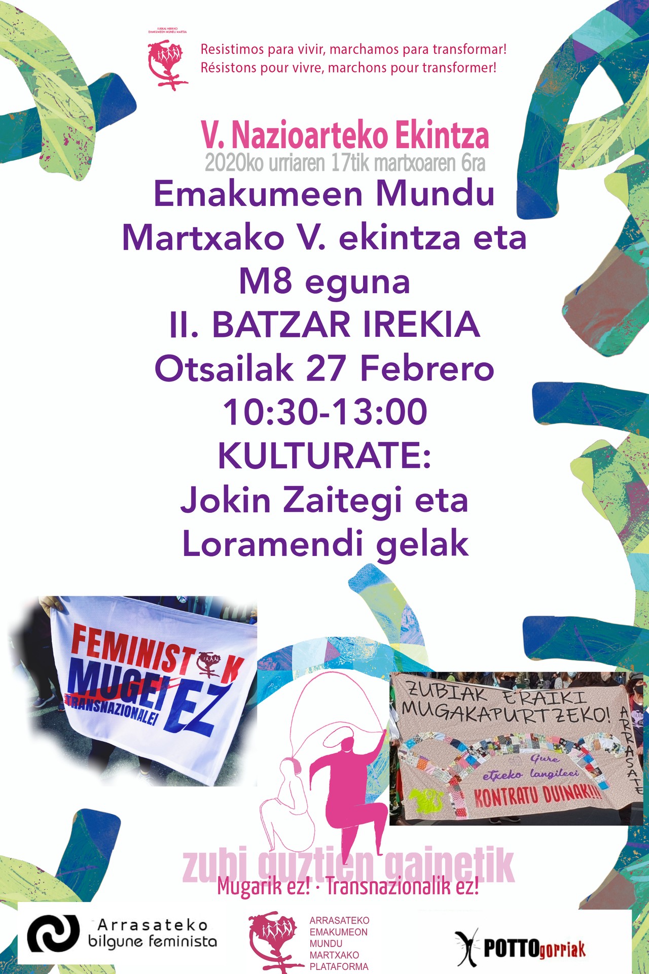 Martxoaren 8a ate joka dugu!