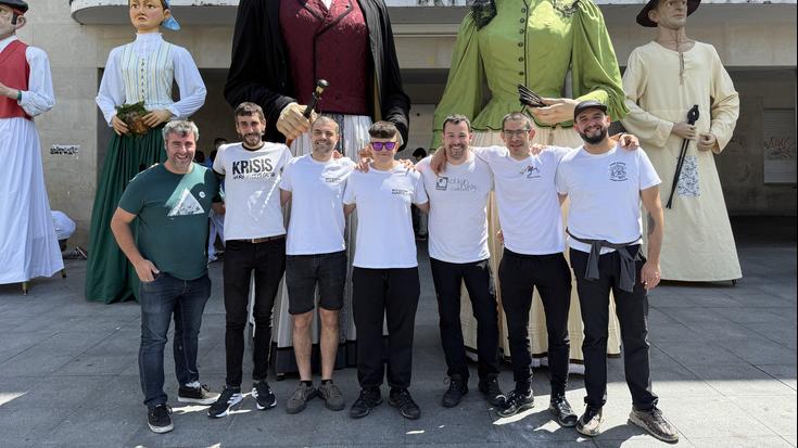 Kalejirarekin estreinatu da erraldoien konpartsa