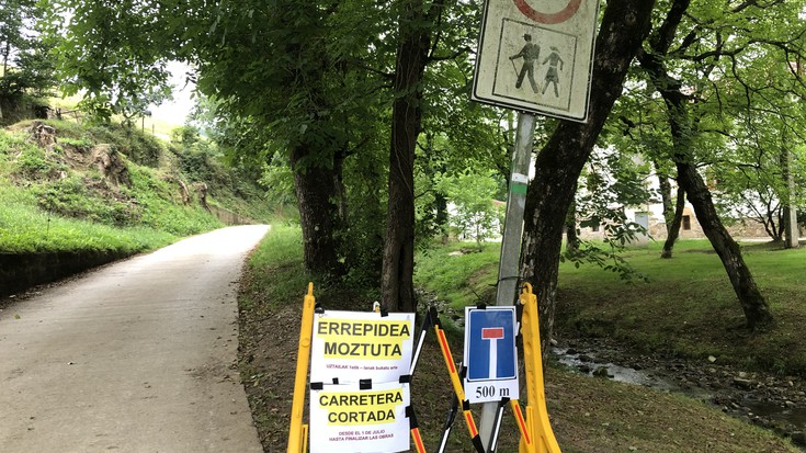 Itxita dago Murgia eta Olabarrieta arteko paseo bidea