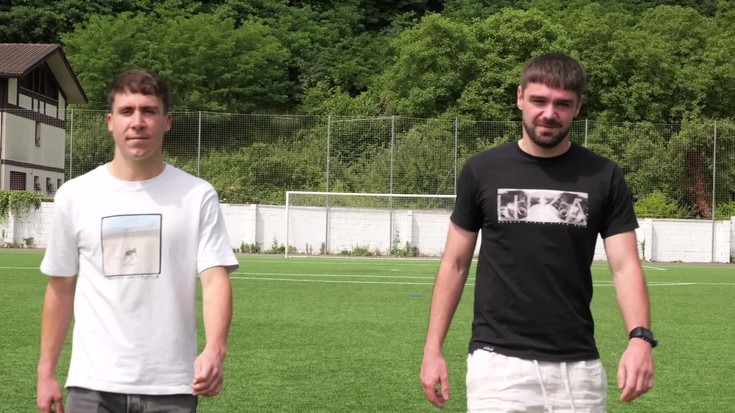Oier Ugalde eta Ibai Leizeaga: kapitainak eta erreferenteak