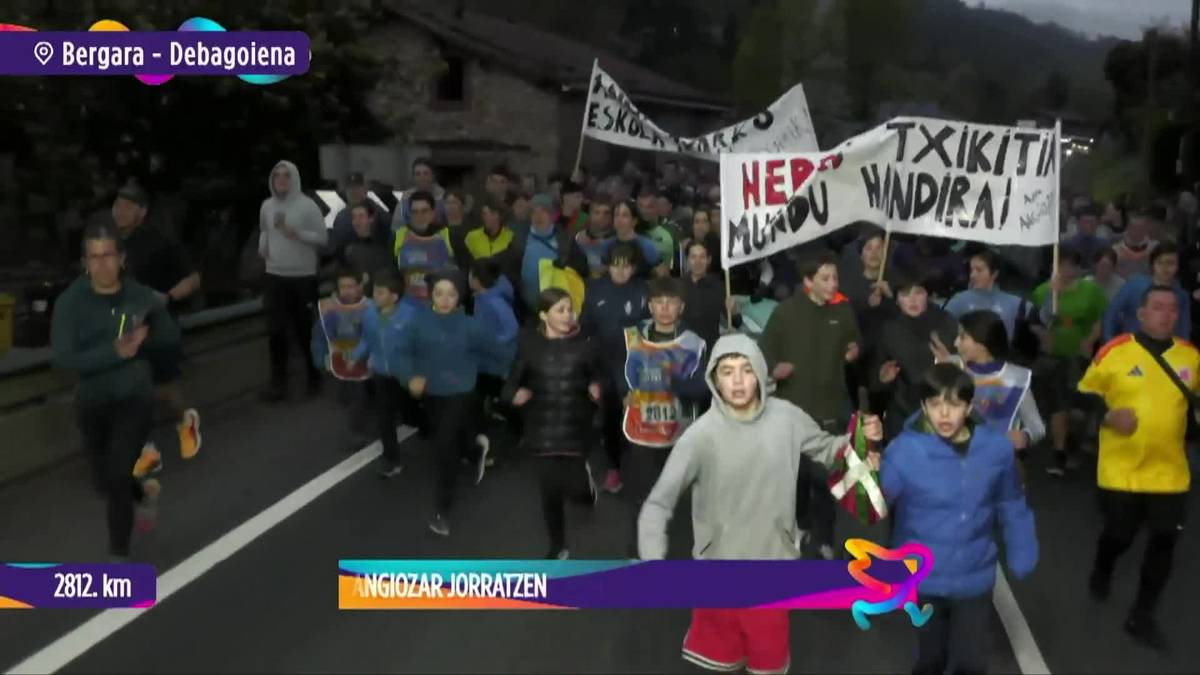 24. Korrika Bergaran, pausoz pauso