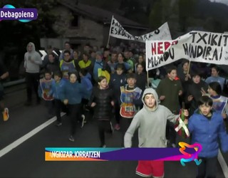 24. Korrika Bergaran, pausoz pauso