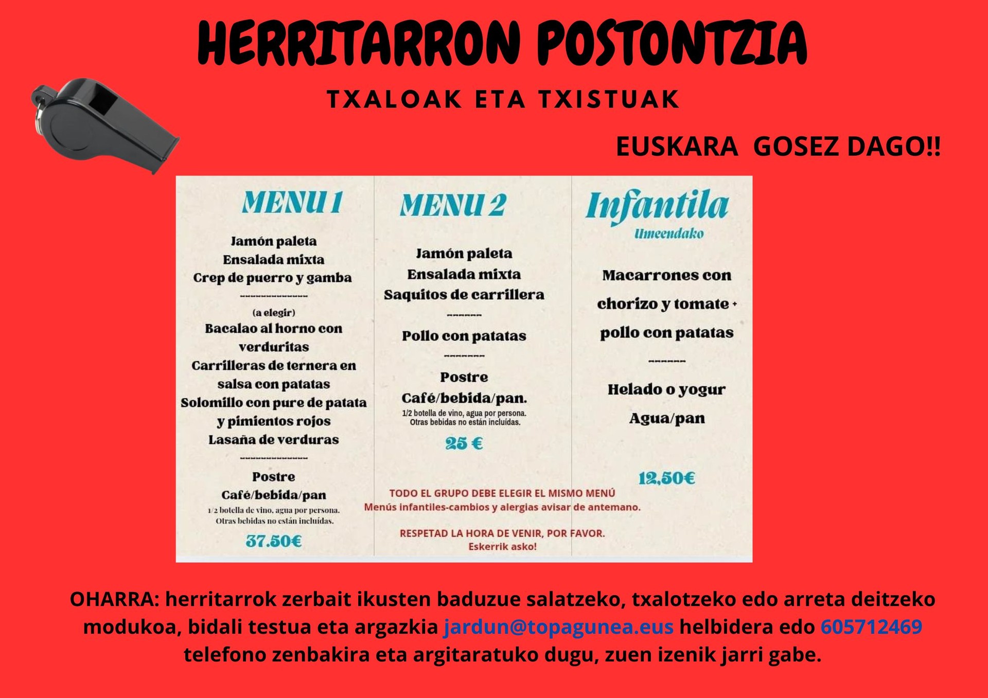 TXISTUAK: ORAINGO HONETAN EUSKARA GOSEZ GERATU GARA!!