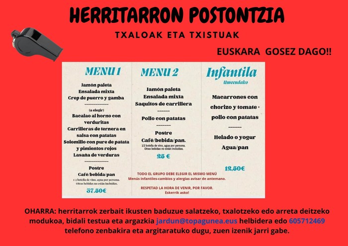 TXISTUAK: ORAINGO HONETAN EUSKARA GOSEZ GERATU GARA!!