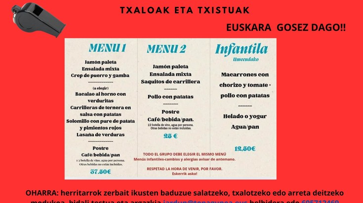 TXISTUAK: ORAINGO HONETAN EUSKARA GOSEZ GERATU GARA!!