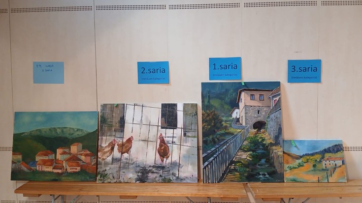 Kaleko Margo Lehiaketako lanak, erakusketan ikusgai
