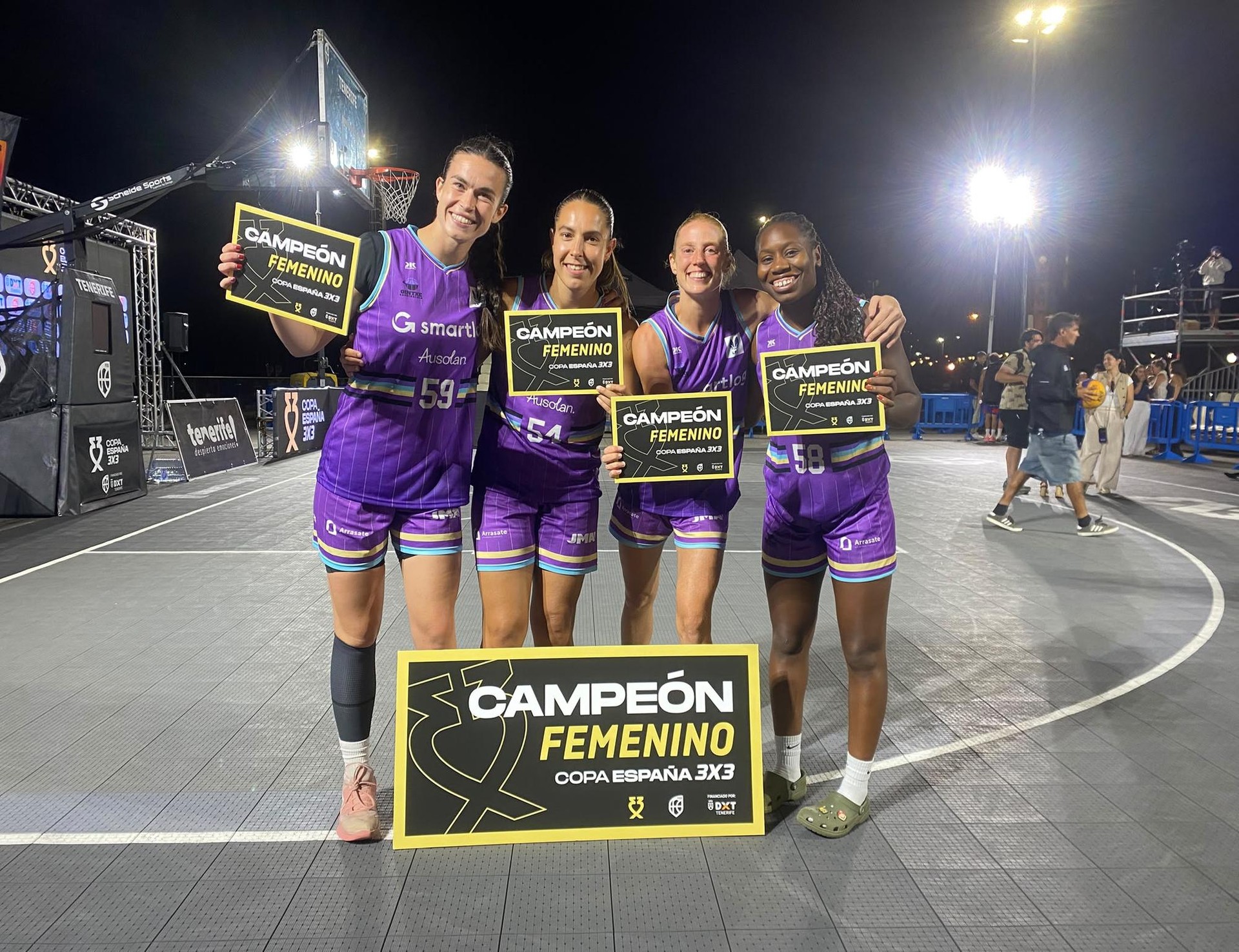 3x3ko Espainiako Kopa irabazi du Ointxek, Tenerifen