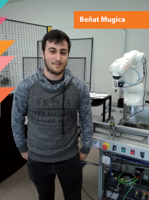 Beñat Mugica-ren testigantza, MGEP Automatizazio eta Robotika Industrialeko goi mailako heziketa zikloko ikaslea