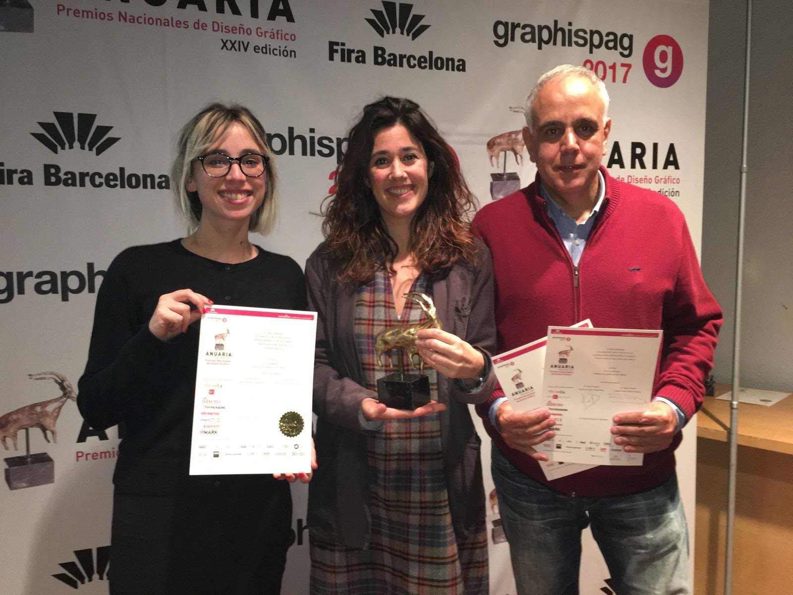 Diseinu grafikoko Anuaria 2017 sari nagusia jaso du Letraz taldeak