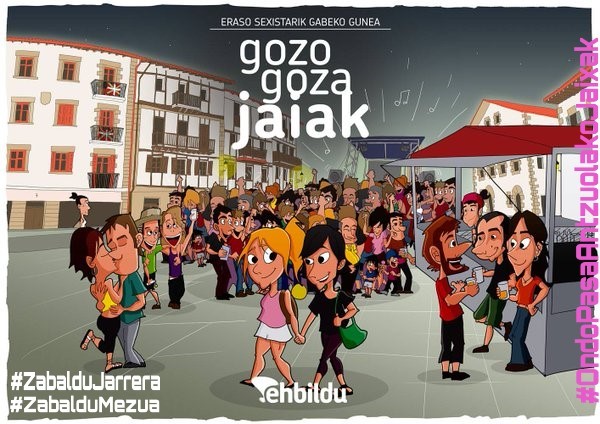 Herriko jaietan ere eraso matxista eta sexisten aurka azaltzeko eskatu du EH Bilduk