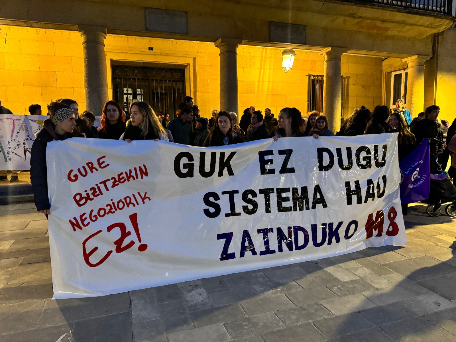 "Faxismoaren kontra, aliantza feministak" aldarrikatuko dituzte Elgetan M8ko mobilizazioan