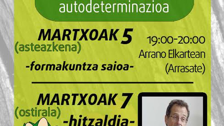 Eskualdeko Ernairen `hazi-hezi-izan´dinamikaren barruan lehen autoprestakuntza eta hitzaldia abian da jada