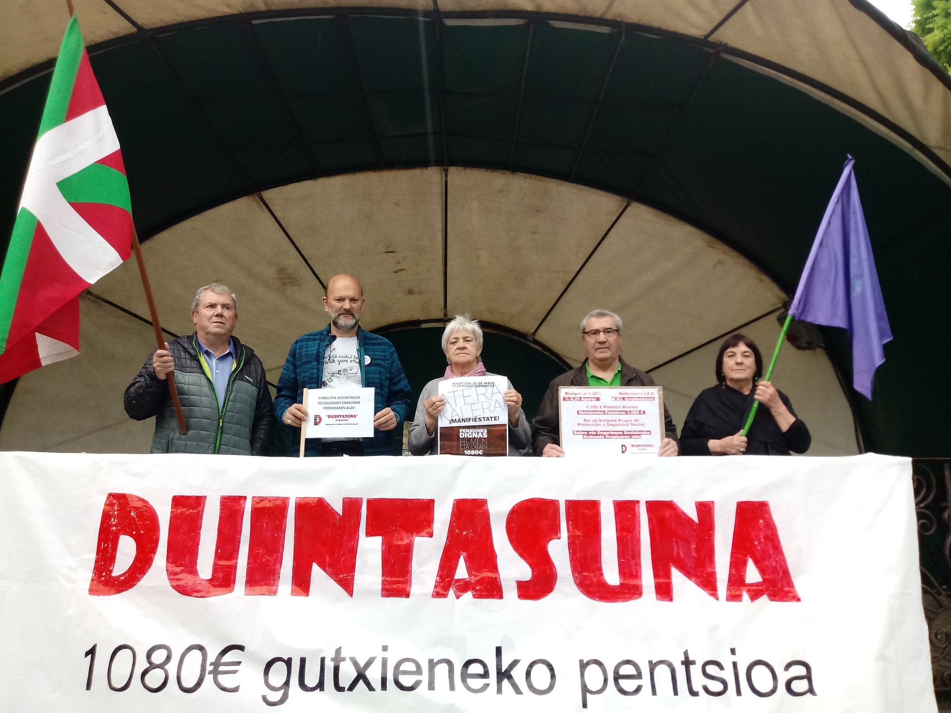 Maiatzaren 26an Donostiara joateko dei egin du Duintasunak