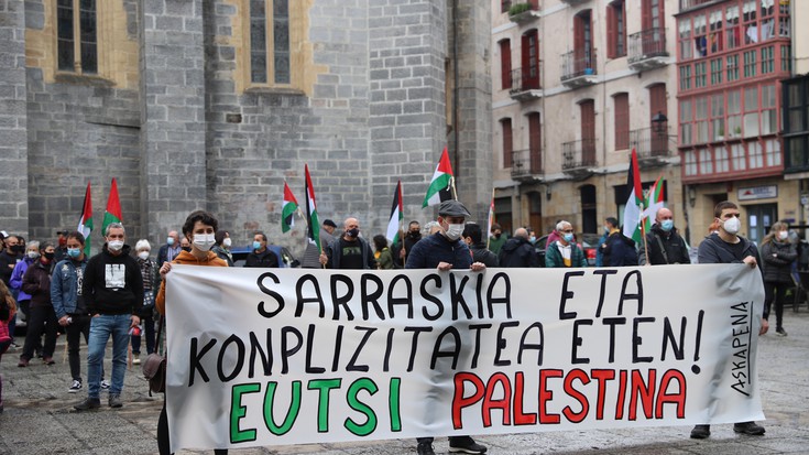 Arrasateko 28 eragilek elkartasuna adieraziko diote Palestinari