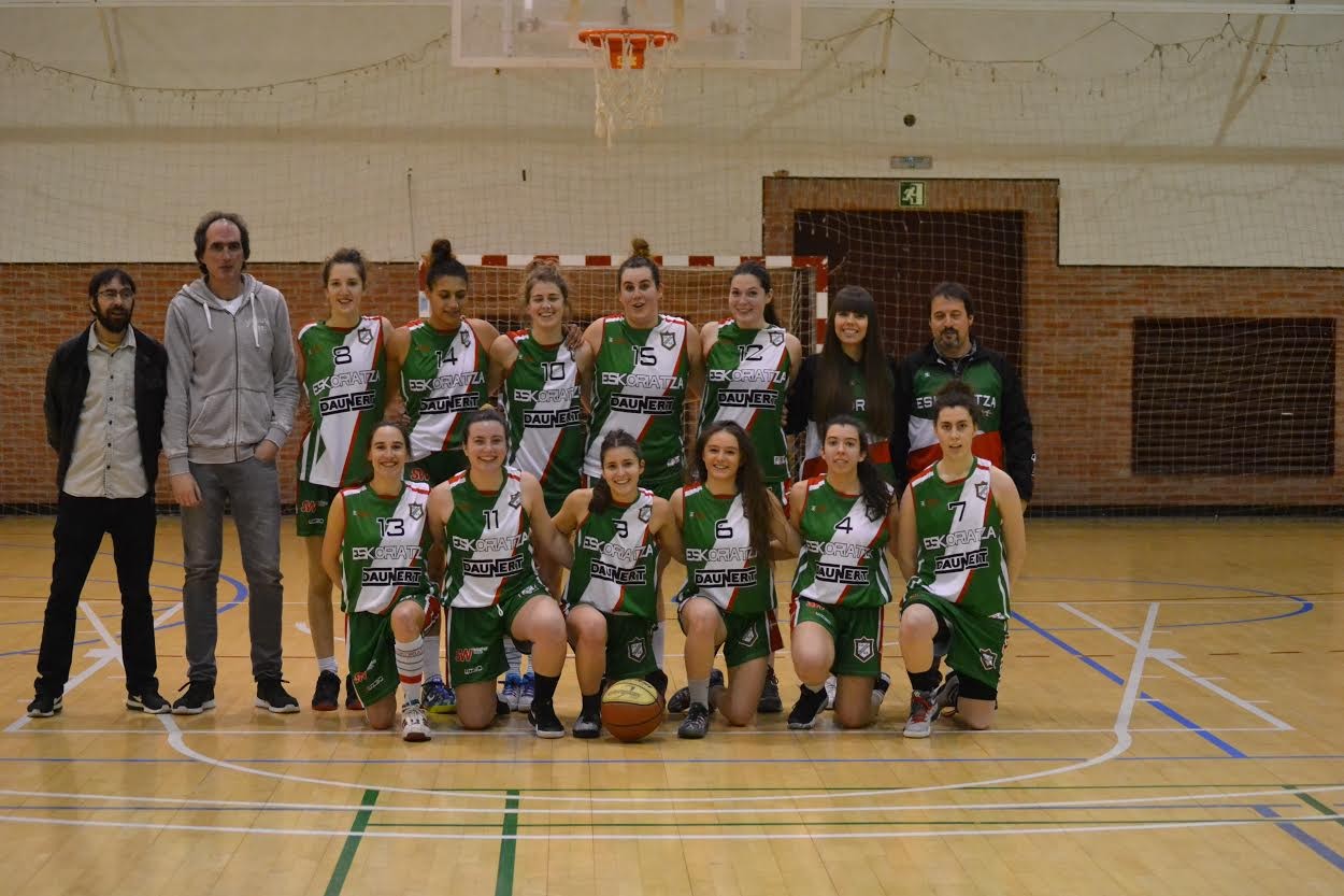 Final aurreko saskibaloi partidua Ibarra kiroldegian jokatuko dute Eskoriatzako seniorrek