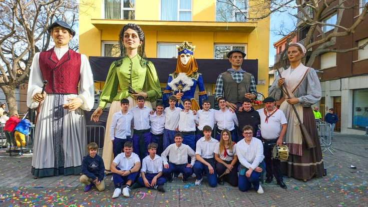 Dantzan pasa dute asteburua 'Rita' eta 'Demetrio' erraldoiek Castellbilbasen
