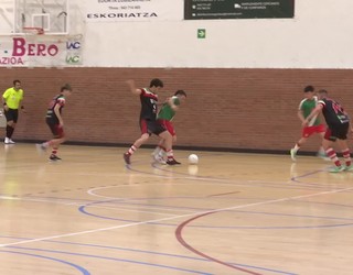 Eskoriatzarrendako berdinketa areto futbolean