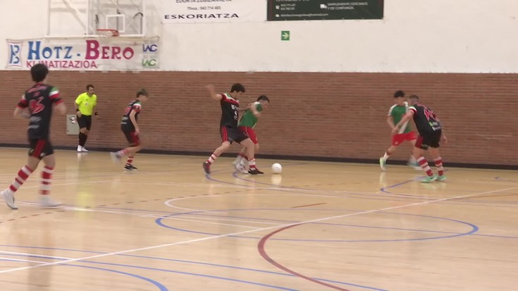 Eskoriatzarrendako berdinketa areto futbolean