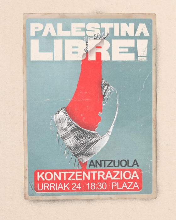 'Palestina libre' elkarretaratzea