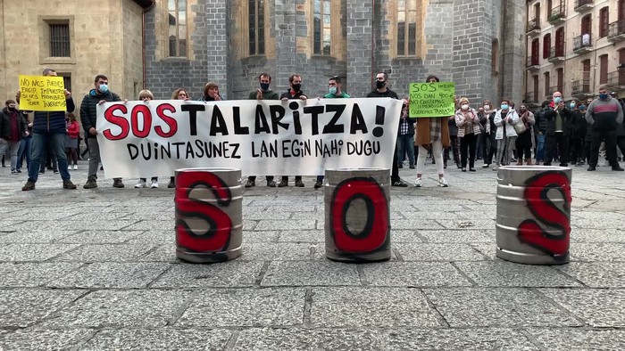 Ostalaritzaren aldeko manifestazioa bihar, Seber Altubetik abiatuta